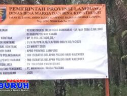 Anggota Komisi IV DPRD Provinsi Lampung Bersama DPC BPAN Kabupaten Way Kanan Akan Kawal Proses Pelaksanaan Proyek Rekontruksi Jalan Link 080