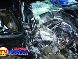 Diduga Kenderaan Mobil Dinas Way Kanan Kecelakaan dan Ringsek Parah, Pengemudi Dilarikan Ke Rumah Sakit