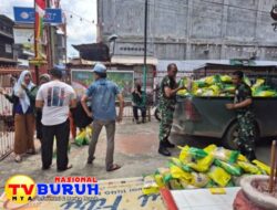 Gerakan Pangan Murah di Koramil 01/Bangko, TNI Bantu Ringankan Beban Masyarakat