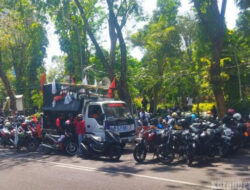 Buruh PT. Pakerin Nyanggong di Taman Bungkul Surabaya, Ini yang Mereka Tunggu