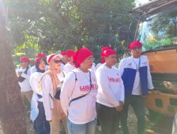 Calon Garda Metal FSPMI Makassar menjadi Garda Terdepan Pada Aksi di PT. Wings Food Kabupaten Gowa