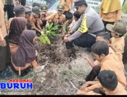 Kapolsek Panipahan Kembali Laksanakan Kegiatan Sosialisasi Program Green Policing