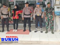 Patroli Sinergitas TNI-Polri Wilayah Kecamatan Batu Hampar, Antisipasi Gangguan Kamtibmas