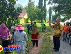 Instruksi Bupati Way Kanan Gerakan Kerja Bakti Sosial Giat Bersih Bersih Lingkungan di Kampung Bandar Dalam