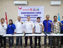 K SPSI AGN dan KSPI SUMUT Gelar Konferensi Pers : Tegakkan Supremasi Sipil Dan Sahkan RUU Ketenagakerjaan