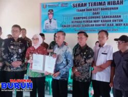 Pemkamp Gunung Sangkaran Hibahkan Tanah Dan Bangunan Guna Calon Lokasi Sekolah Rakyat