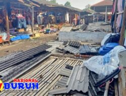 Ambruk! Pasar Impres Baradatu Selama 4 Pekan terakhir, Diduga di Abaikan Pemerintah Waykanan Hingga Kini Tidak Ada Perhatian