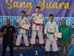 Juara 1 Junior Kata Karate Daffaeyza Banggakan Kedua Orang Tua dan Sekolah