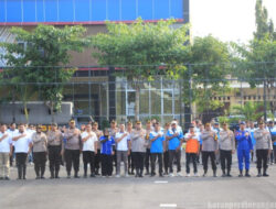 Apel Kebangsaan Serikat Buruh Digelar di Polres Tuban, Kapolres Tekankan Komitmen untuk Selalu Hadir di Tengah Masyarakat