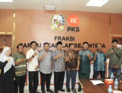 Forum Buruh Madani Indonesia Sampaikan Aspirasi Kaum Buruh Ke Fraksi PKS DPRD Kota Medan
