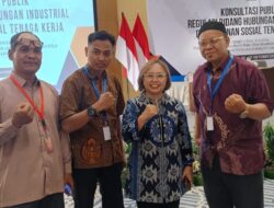 Dirjen Pembinaan HI Kemenaker RI Gelar Konsultasi Publik di Medan Sumatera Utar