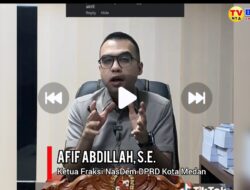 Kata Anggota Dprd Kota Medan Afif Abdillah, Dua Penyakit Ini Tidak Bisa Ditanggung BPJS Pemerintah