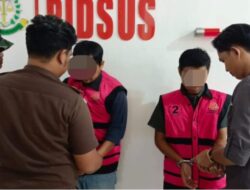 Korupsi Bantuan Masyarakat Berpenghasilan Rendah 2 Tersangka Ditahan Kejari Way Kanan