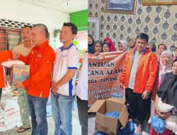 Partai Buruh & FSPMI Sumut Beri Bantuan 4 Ton Bahan Makanan dan Obat Obatan ke Korban Bencana Tapteng – Sibolga