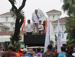 Tuntut Kepastian UMSP 2026, KSPI DKI Kembali Sambangi Balaikota 