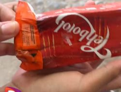 Warga Binjai Temukan Kertas dan Gumpalan Lendir Hitam Didalam Minuman Kotak Teh Botol Sosro