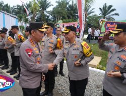 Kapolres Serdang Bedagai Hadiri Kunjungan Kapolri dan Ketua Komisi IV Berikan Bantuan untuk Korban Bencana Alam