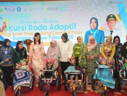 Deli Serdang Terima Bantuan 20 Kursi Roda Adaptif Khusus Anak