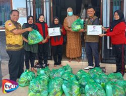 Pemkab Way Kanan Salurkan Bantuan Sembako kepada Korban Banjir dan Kebakaran di Negeri Agung