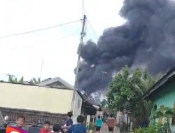 Heboh! Asap Tebal Menjulang Tinggi di Tanjung Morawa, Disangka Rumah Warga Terbakar, Owalah.. Ternyata Ini?