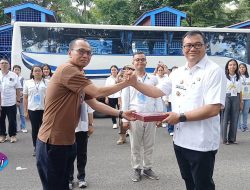 Bupati Deli Serdang Asri Luddin Tambunan Berangkatkan 70 Peserta Pesparawi ke Papua Barat