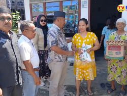 Ketua APDESI Sumut Suparman, Bantu Korban Dampak Angin Puting Beliung di Desa Wonosari