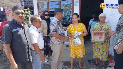 Ketua ABDESI Sumut Suparman, Bantu Korban Dampak Angin Puting Beliung di Desa Wonosari