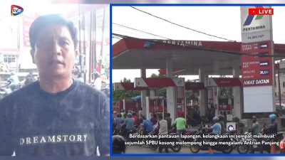 Pantauan Reporter TVBI di Sejumlah SPBU di Kota Medan, Ratusan Pengendara Masih Mengalami Antrean Panjang