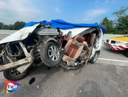 Avanza Tabrak Belakang Truk Kontainer di Tol Medan–Tebing Tinggi, Satu Orang Tewas