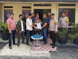 Peduli Kamtibmas, Senpi Rakitan dan Amunisi Milik Warga Diserahkan Ke Polsek Baradatu