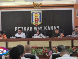 Pemkab Way Kanan Gelar Rapat Bersama Forkopimda Guna Kesigapan Mencegah Karhutla