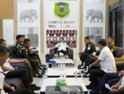 Bupati Padang Lawas Sambut Kedatangan Sub Denpom Polisi Militter