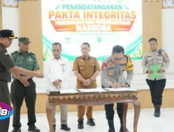 Padang Lawas Tolak Narkoba, Bupati Bersama Forkopimda Tanda Tangani Pakta Integritas