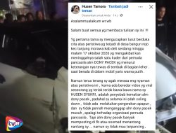 Husen Klarifikasi atas Dirinya Dituduh Dalang Kematian Kader PP di Tanjung Morawa.